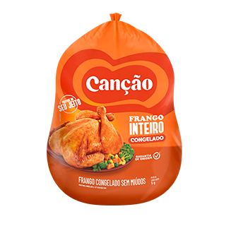 Frango inteiro congelado sem miúdos
